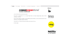 Desktop Screenshot of caesarpaperstone.com